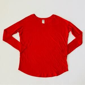 PINK Victoria’s Secret | Oversized Drop Shoulder Long Sleeve Sleepwear Top EUC S